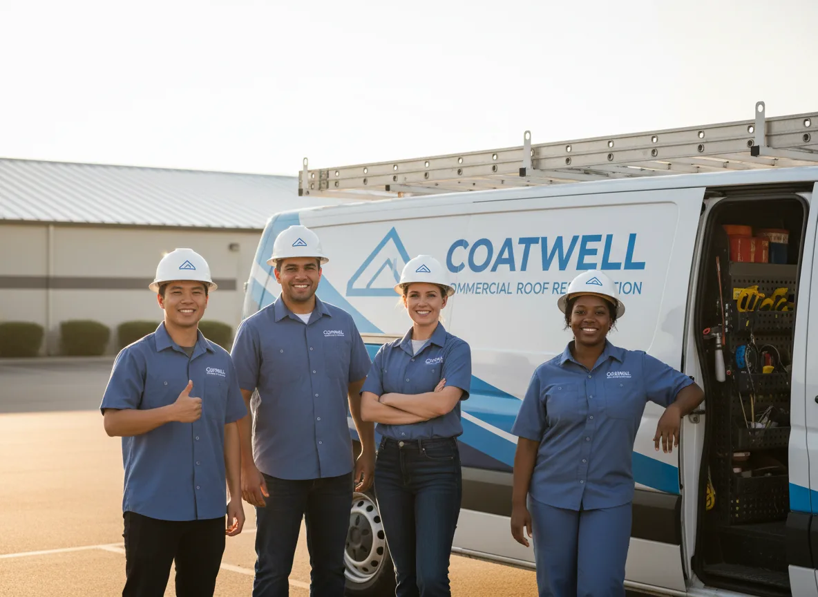 Commercial roof coating company in Odd, WV